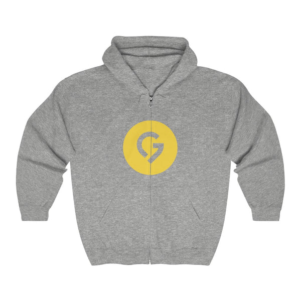 Grace Chapel Full Zip Hooded Sweatshirt | Sunny Day Logo
