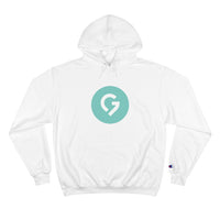 Grace Chapel Champion Hoodie | Pearl Aqua Logo