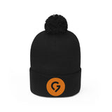 Grace Chapel Pom Pom Beanie | Orange Logo