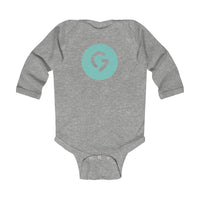 Grace Chapel Infant Long Sleeve Bodysuit | Pearl Aqua Logo