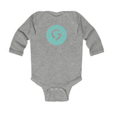Grace Chapel Infant Long Sleeve Bodysuit | Pearl Aqua Logo