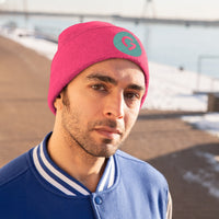 Grace Chapel Knit Beanie | Pearl Aqua Logo