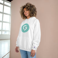 Grace Chapel Champion Hoodie | Pearl Aqua Logo