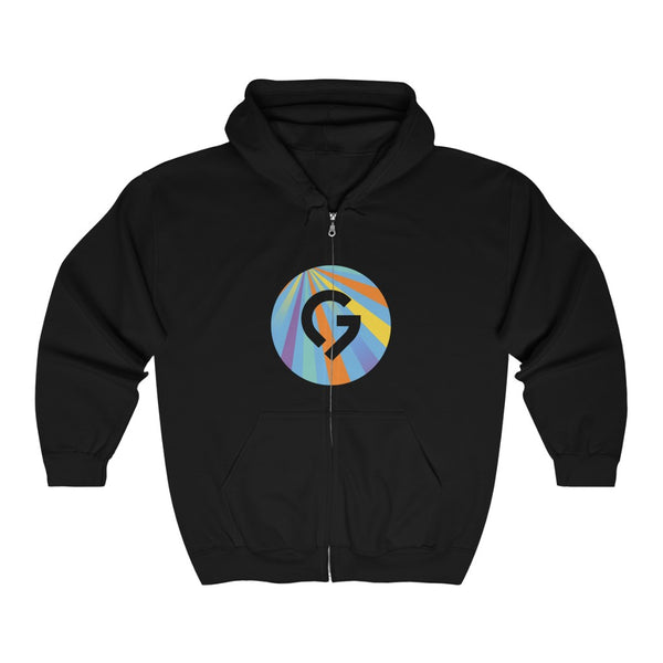 Grace Chapel Full Zip Hooded Sweatshirt | Fun Logo