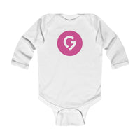 Grace Chapel Infant Long Sleeve Bodysuit | Pink Logo