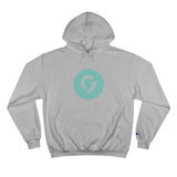 Grace Chapel Champion Hoodie | Pearl Aqua Logo