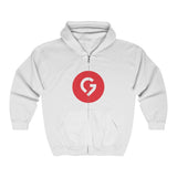 Grace Chapel Full Zip Hooded Sweatshirt | Red Logo