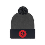 Grace Chapel Pom Pom Beanie | Red Logo