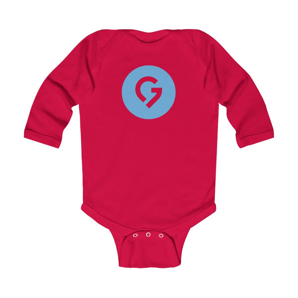 Grace Chapel Infant Long Sleeve Bodysuit | Blue Logo