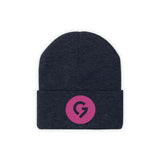 Grace Chapel Knit Beanie | Pink Logo