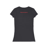 Grace Chapel Women's Short Sleeve V-Neck Tee | Red Logo