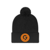 Grace Chapel Pom Pom Beanie | Orange Logo