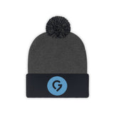 Grace Chapel Pom Pom Beanie | Blue Logo