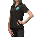 Grace Chapel Women's Polo Shirt | Pearl Aqua Logo