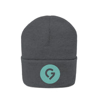 Grace Chapel Knit Beanie | Pearl Aqua Logo