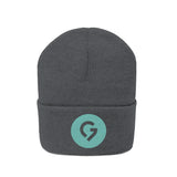 Grace Chapel Knit Beanie | Pearl Aqua Logo