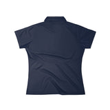 Grace Chapel Women's Polo Shirt | Pearl Aqua Logo