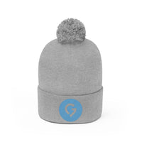 Grace Chapel Pom Pom Beanie | Blue Logo