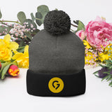 Grace Chapel Two Tone Pom-Pom Beanie