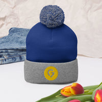 Grace Chapel Two Tone Pom-Pom Beanie